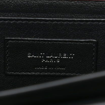 Saint Laurent Calfskin Metropolis Chain Shoulder Bag Rouge Legion 6 of 9