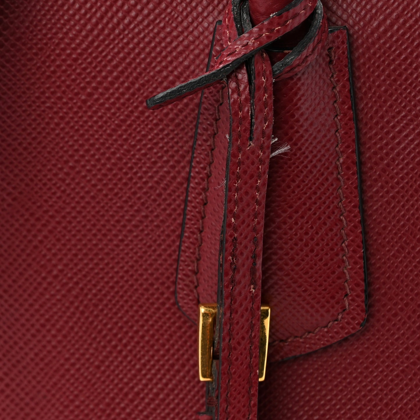 Saffiano Cuir Medium Double Bag Cerise