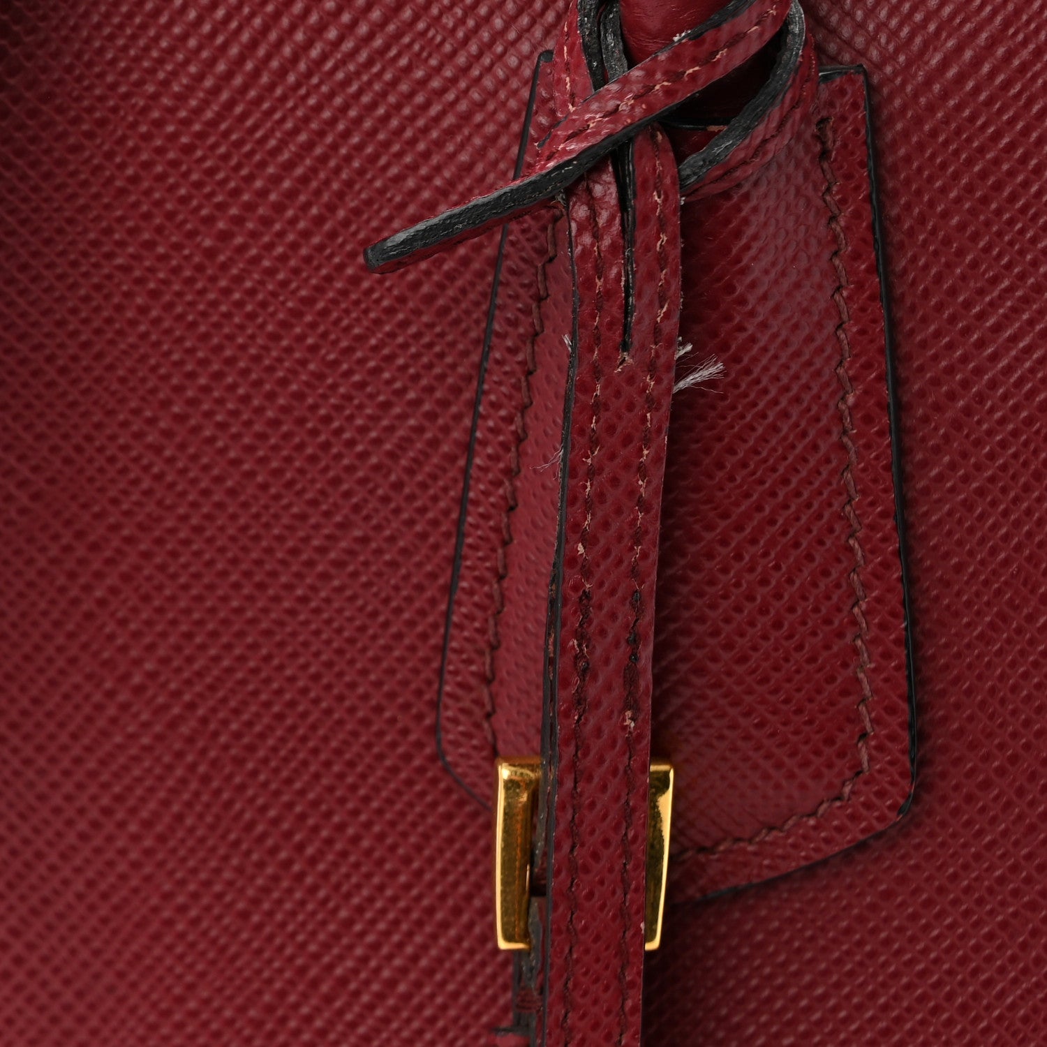 Prada Saffiano Cuir Medium Double Bag Cerise 12 of 16