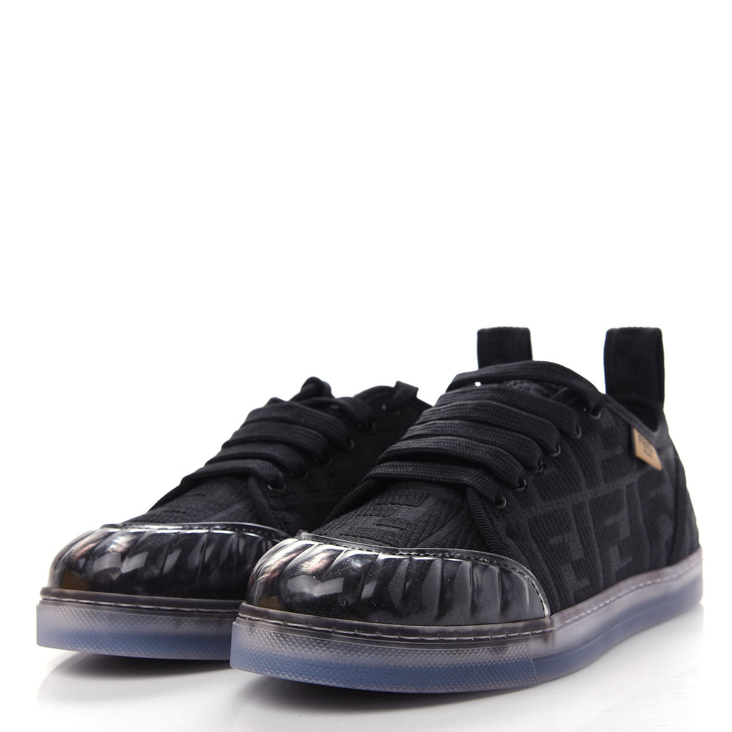 Corda FF Promenade Low Top Sneakers 37.5 Black