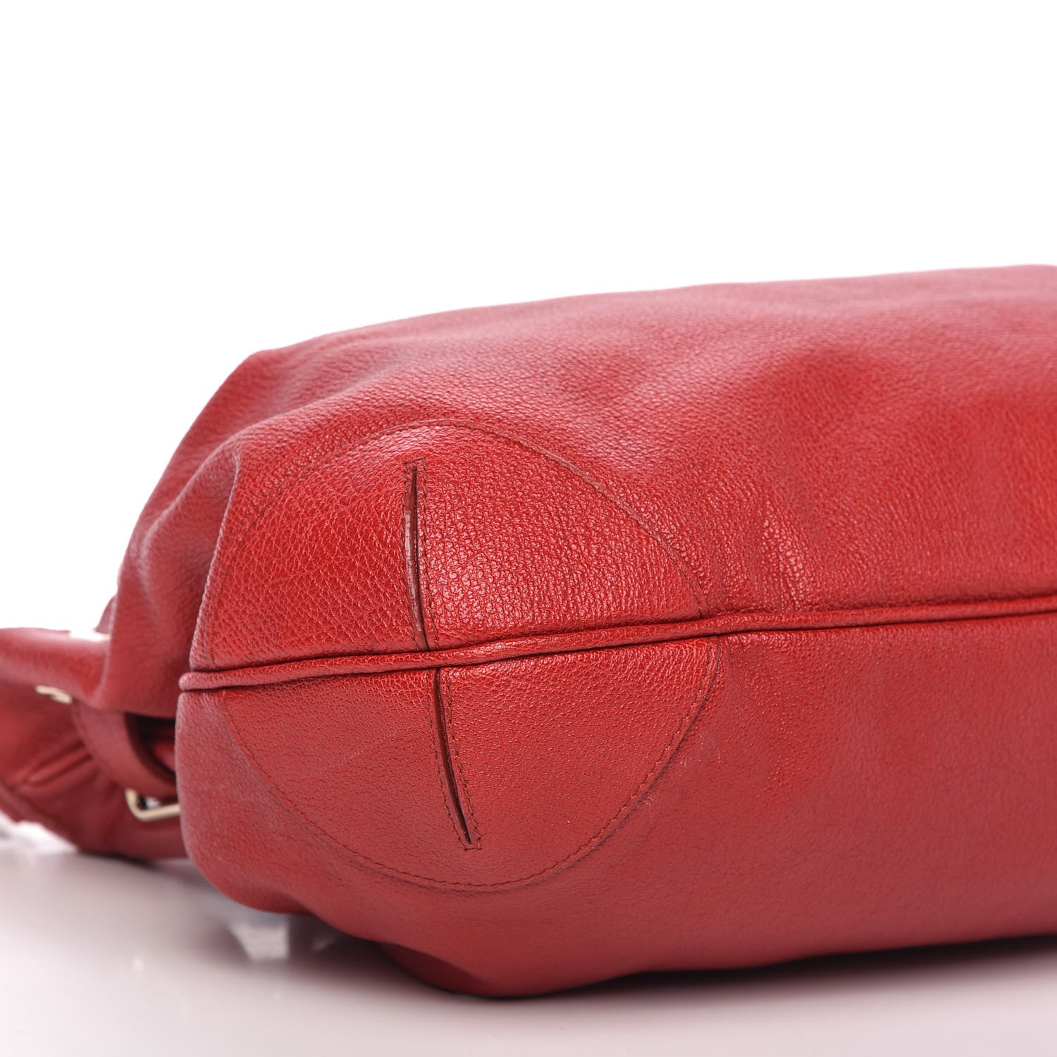 Burberry Grainy Calfskin Medium Wilenmore Hobo Red 6 of 11