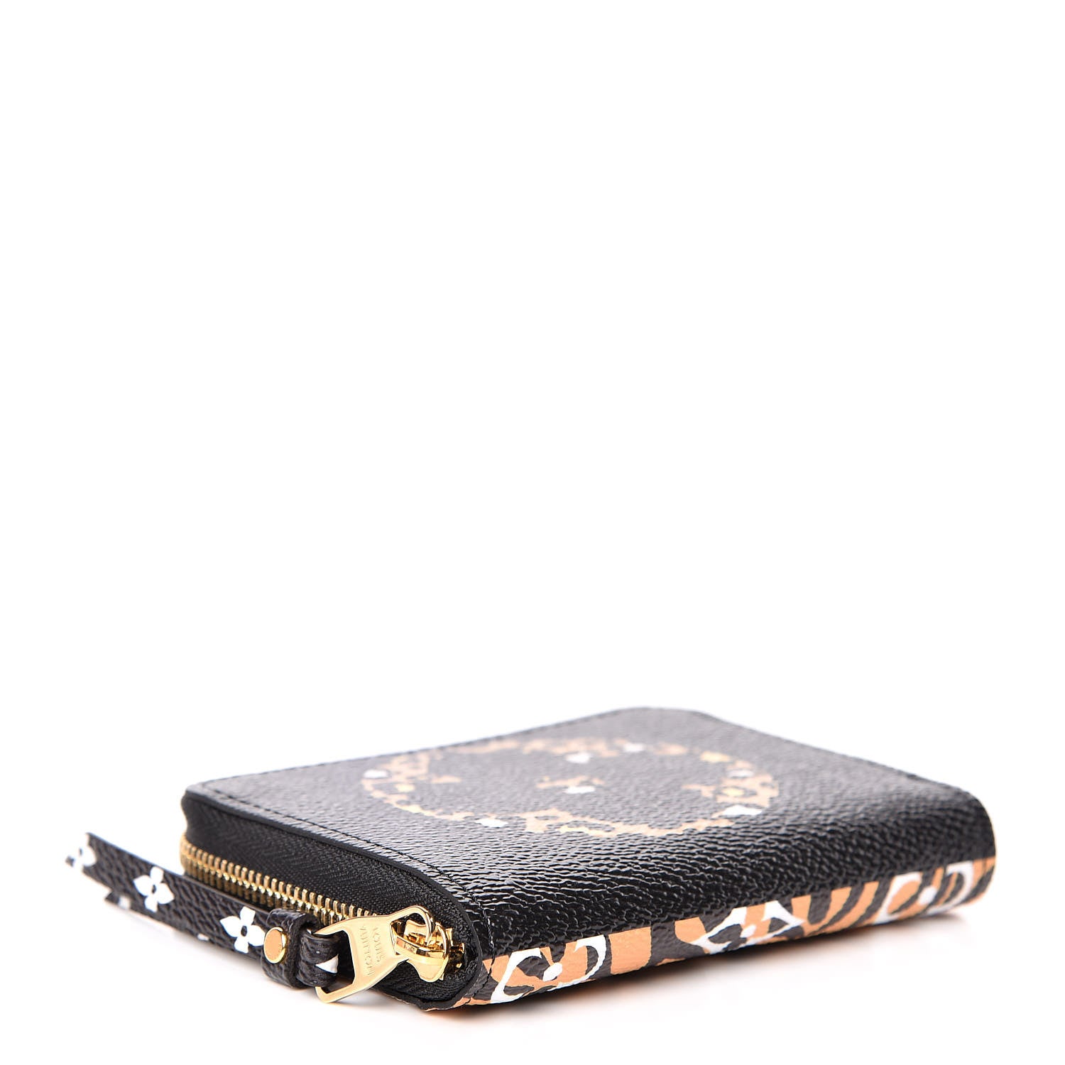 Louis Vuitton Monogram Giant Jungle Zippy Coin Purse Black 4 of 8