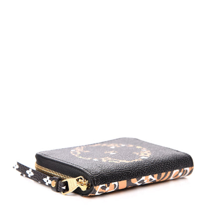 Louis Vuitton Monogram Giant Jungle Zippy Coin Purse Black 4 of 8