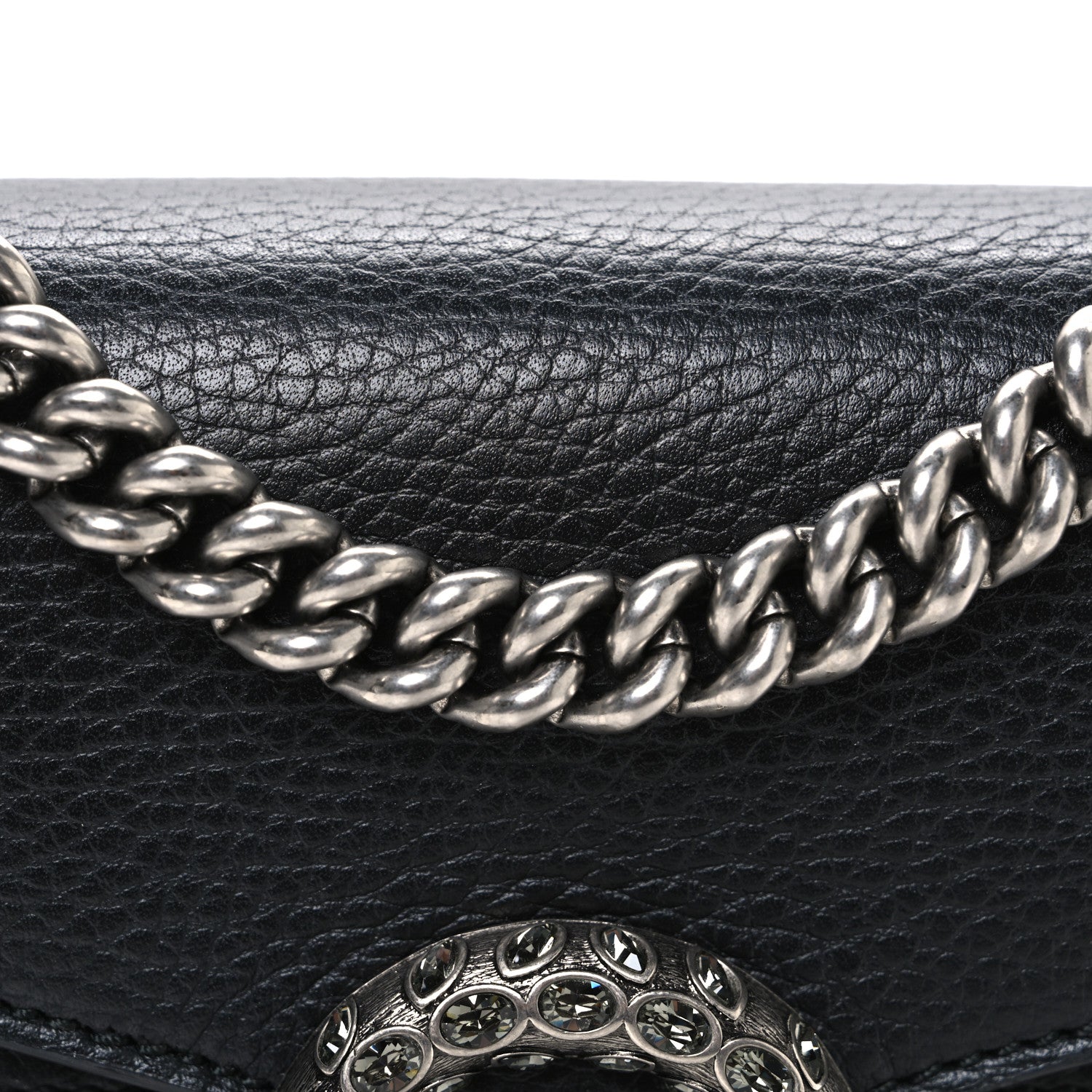 Gucci Calfskin Mini Dionysus Shoulder Bag Black 8 of 11