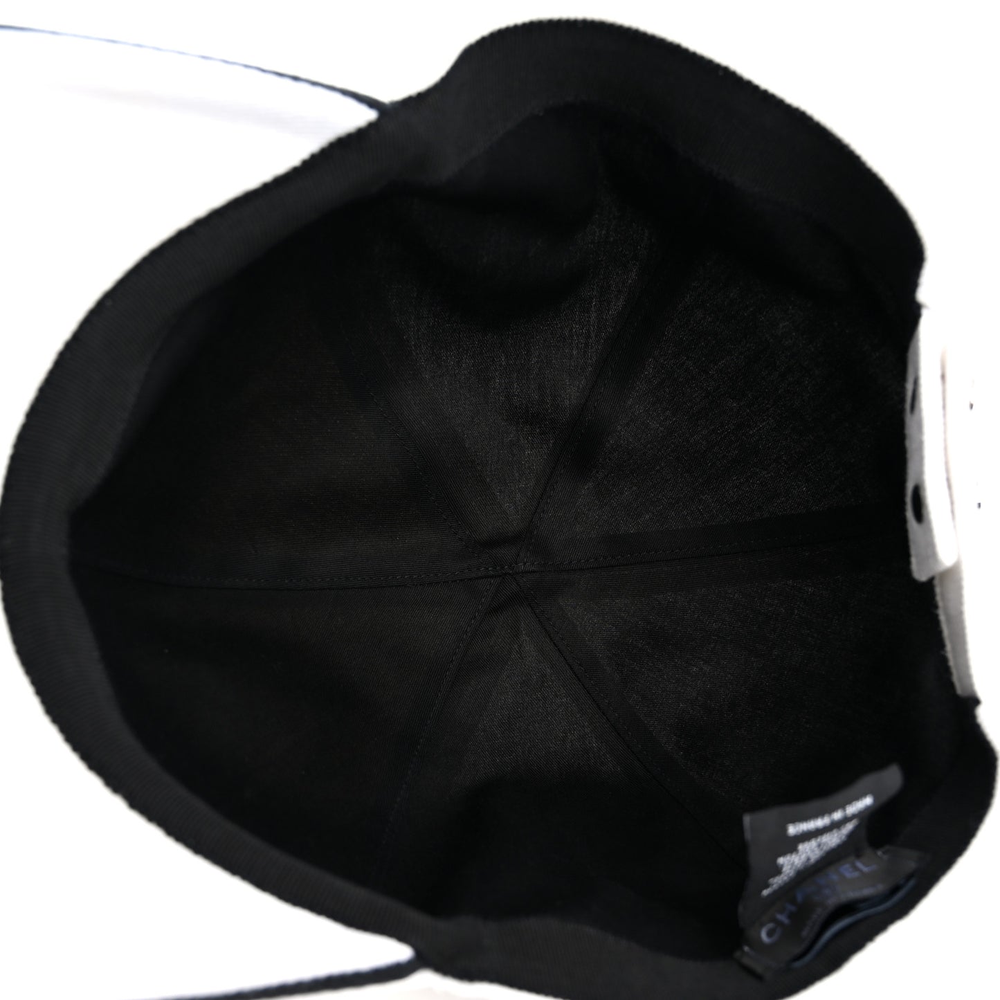 Cotton CC Cap Hat White Black