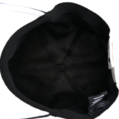 Chanel Cotton CC Cap Hat White Black 7 of 8