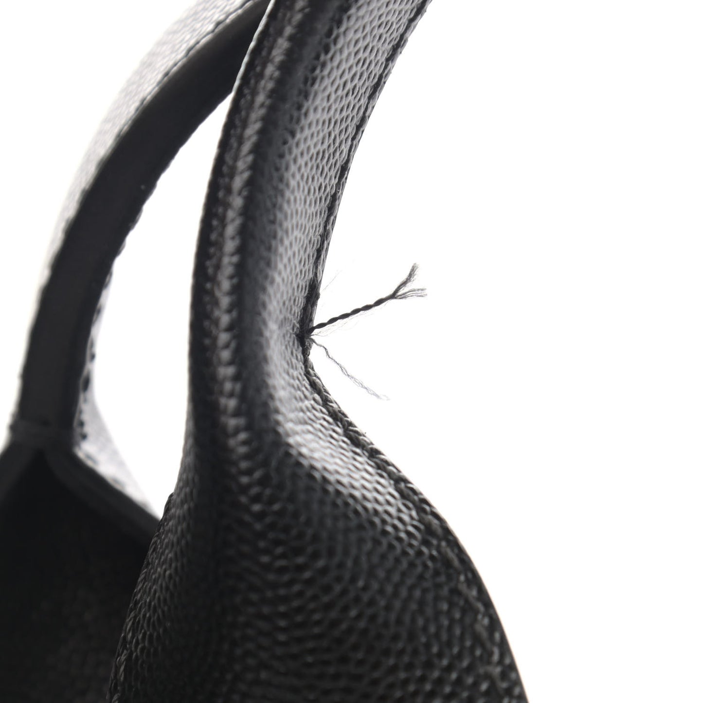 Caviar Small Studded Deauville Tote Black