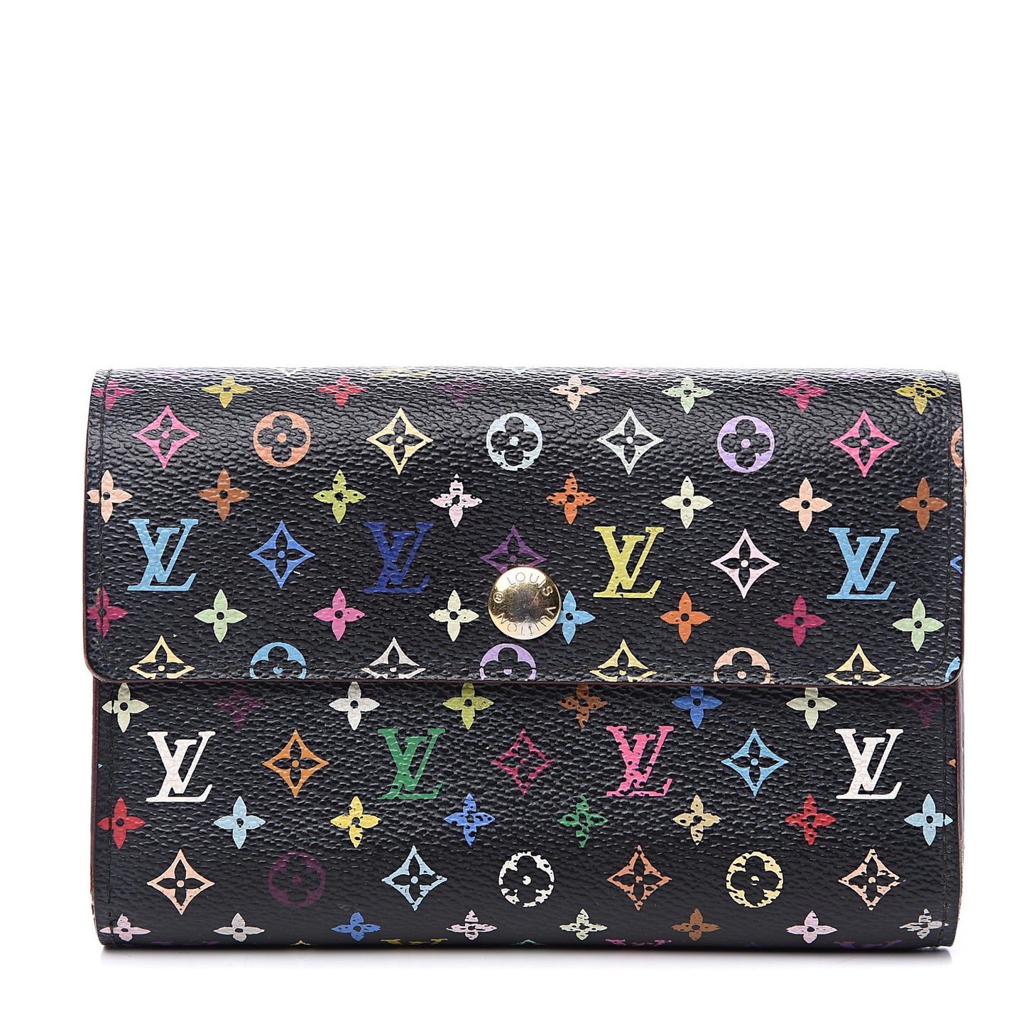 Monogram Multicolor Alexandra Wallet Black