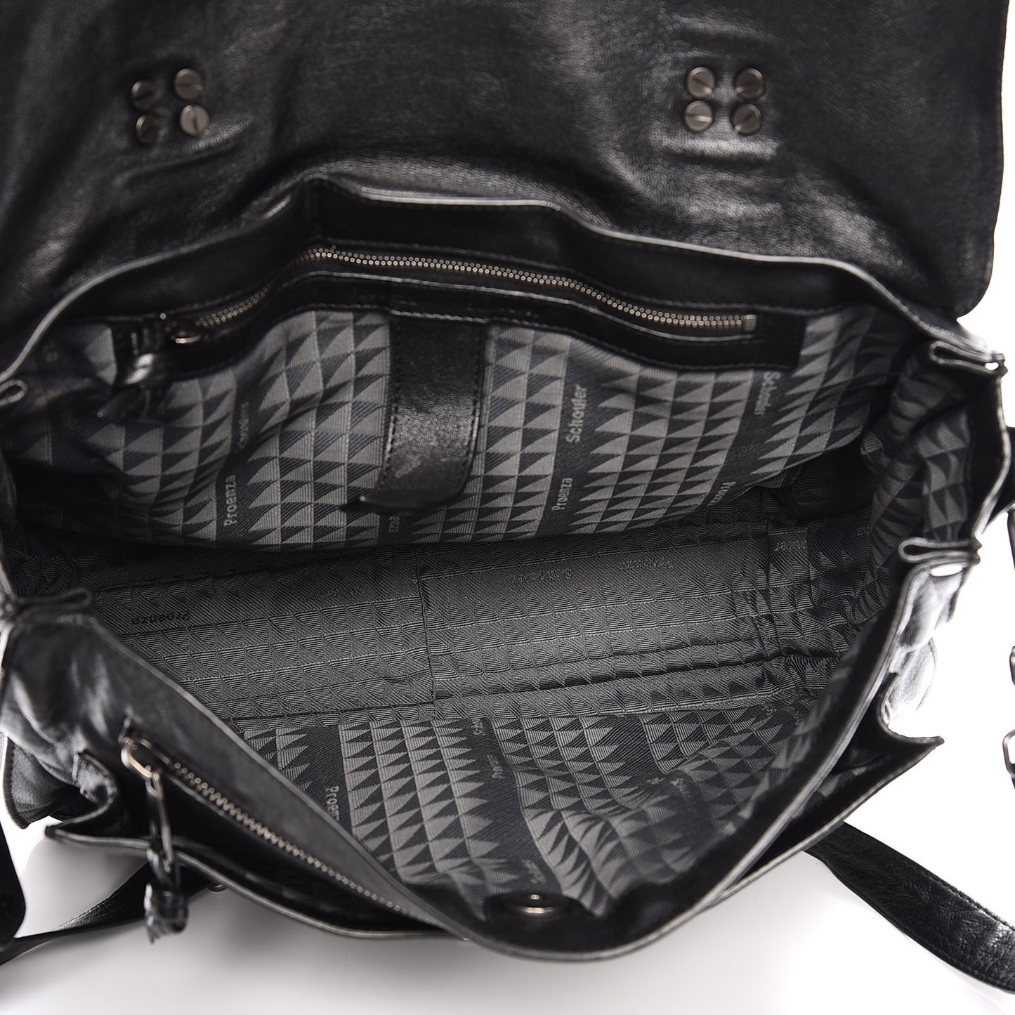 Lambskin Large PS1 Satchel Black