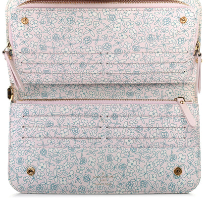 Louis Vuitton Monogram Fleuri Insolite Wallet Rose 4 of 4