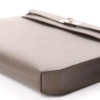 Hermes Epsom Kelly Depeches 36 Gris Etain 7 of 11