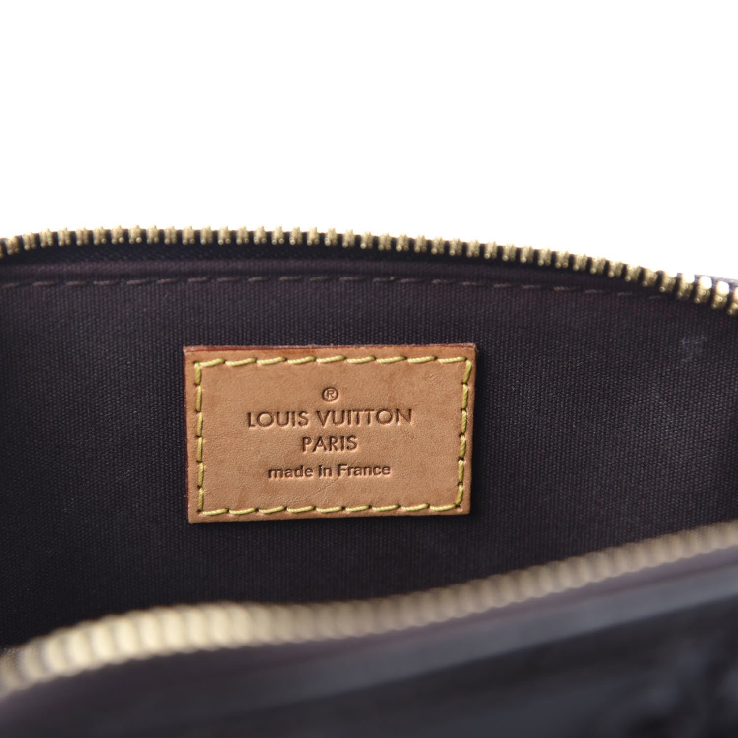 Louis Vuitton Vernis Alma BB Amarante 8 of 10