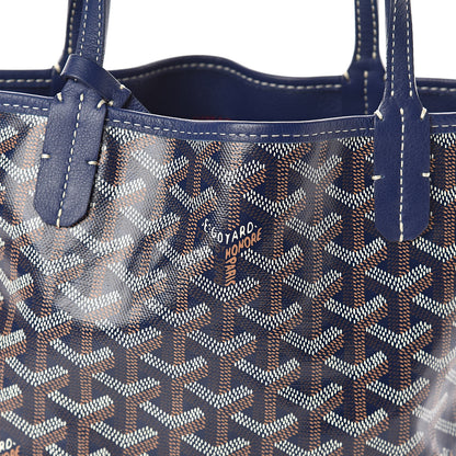 Goyard Goyardine Reversible Mini Anjou Navy 14 of 18