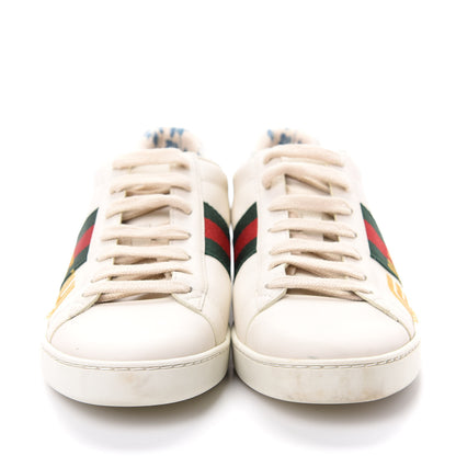 Gucci X SEGA Calfskin Ayers Web Guccy Womens Ace Sneakers 37.5 White 2 of 10