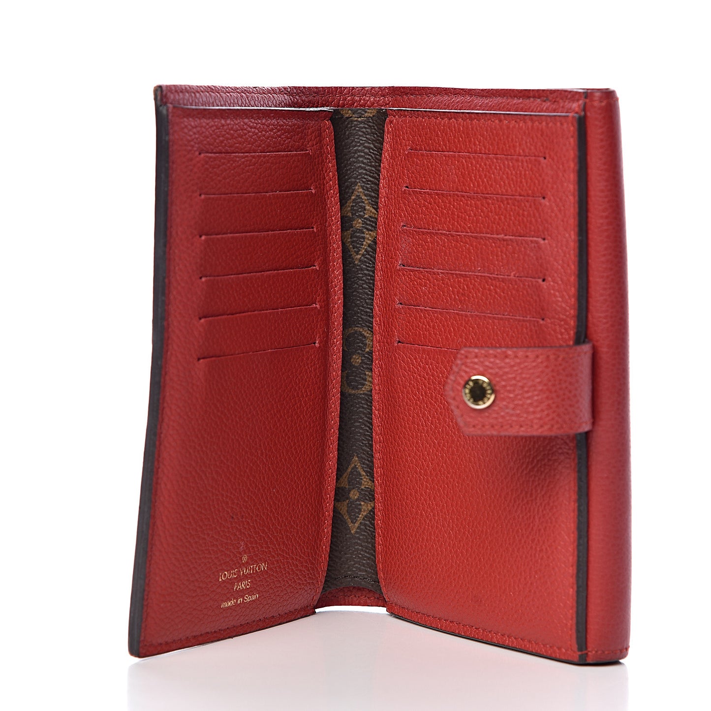 Monogram Pallas Compact Wallet Cherry