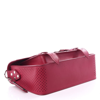 Proenza Schouler Lambskin Perforated Tiny PS1 Satchel Peony 3 of 8