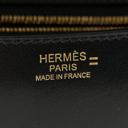 Hermes Box Lizard Constance 24 Black Ombre 6 of 12