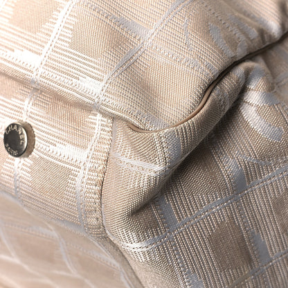 Chanel Nylon Extra Large Travel Tote Beige 10 of 17