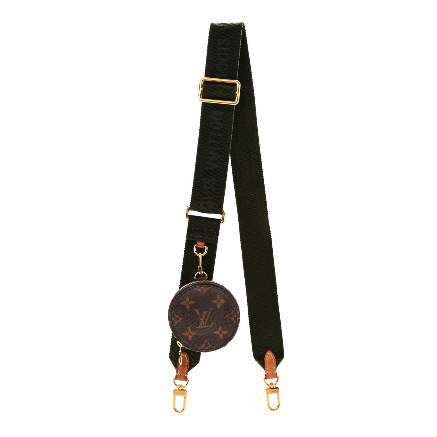 Monogram Multi Pochette Accessories Bandouliere Shoulder Strap Kaki