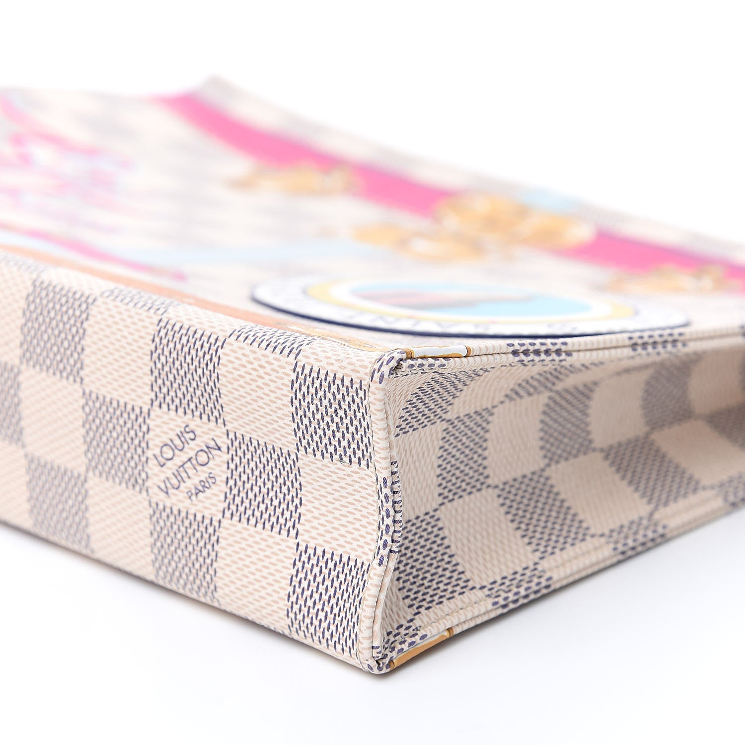 Louis Vuitton Damier Azur Summer Trunks Saint Tropez Toiletry Pouch 26 10 of 11