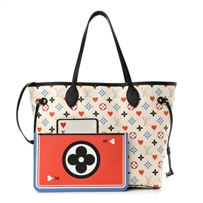 Louis Vuitton Game On Neverfull MM White 1 of 9