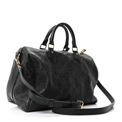 Louis Vuitton Empreinte Monogram Speedy Soft 30 Black 3 of 9