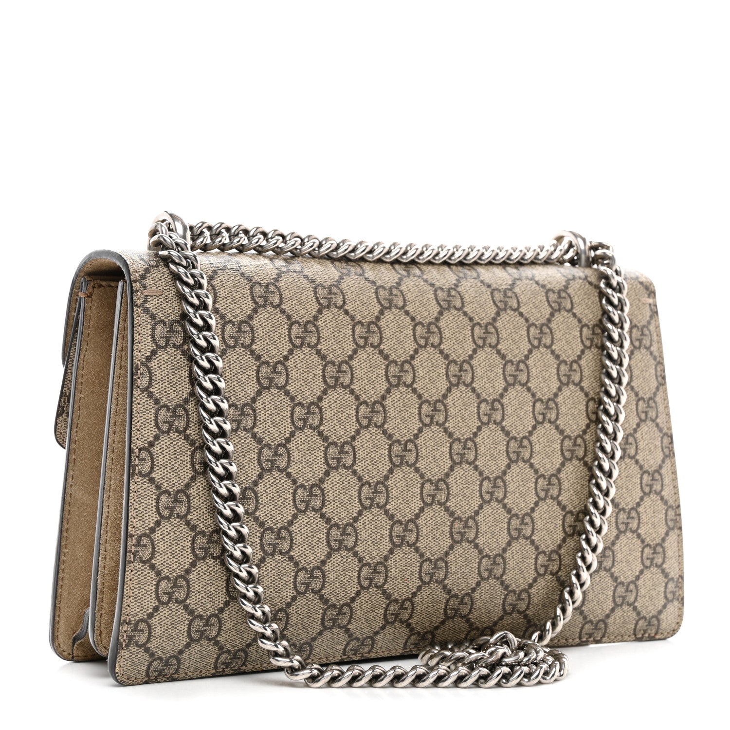 Gucci GG Supreme Monogram Small Dionysus Shoulder Bag Taupe 3 of 17