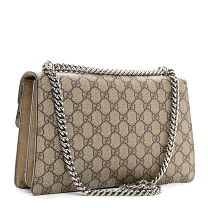 Gucci GG Supreme Monogram Small Dionysus Shoulder Bag Taupe 3 of 17