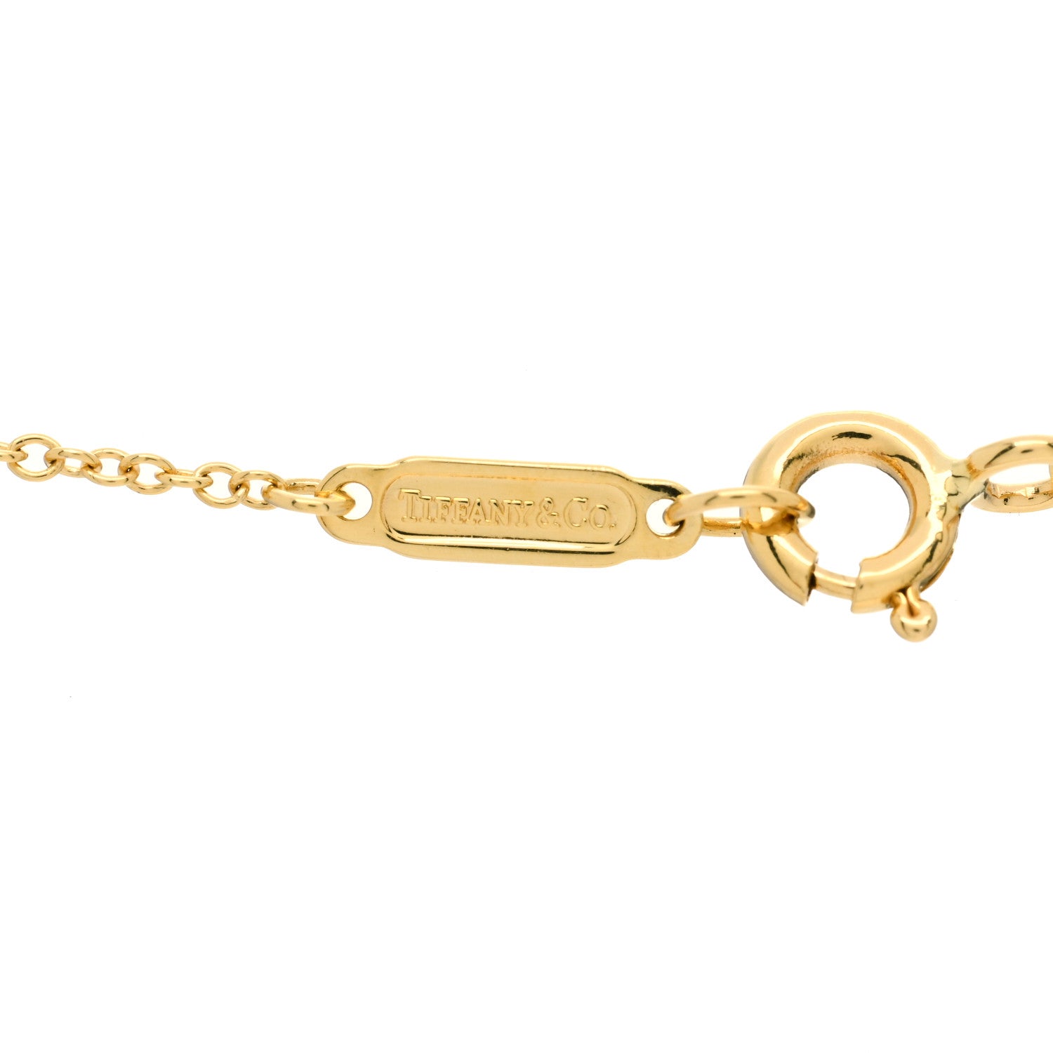 Tiffany 18K Yellow Gold Platinum Diamond Cruciform Cross Pendant Necklace 5 of 5