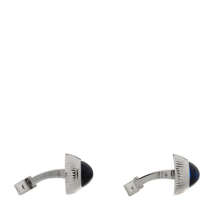 Cartier Palladium Sterling Silver Blue Spinel R De Cartier Biplane Cufflinks 5 of 8