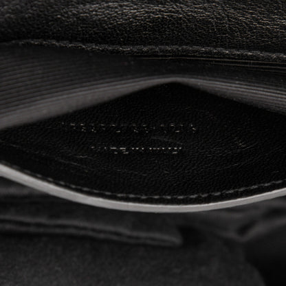 Saint Laurent Sheepskin Matelasse Chevron Monogram Large College Satchel Black 8 of 8