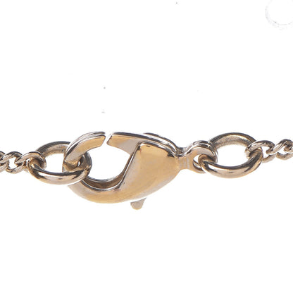 Chanel Baguette Crystal Quilted CC Pendant Necklace Gold 6 of 7