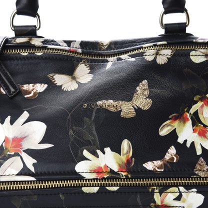 Givenchy Lambskin Magnolia Print Medium Pandora Black 12 of 12