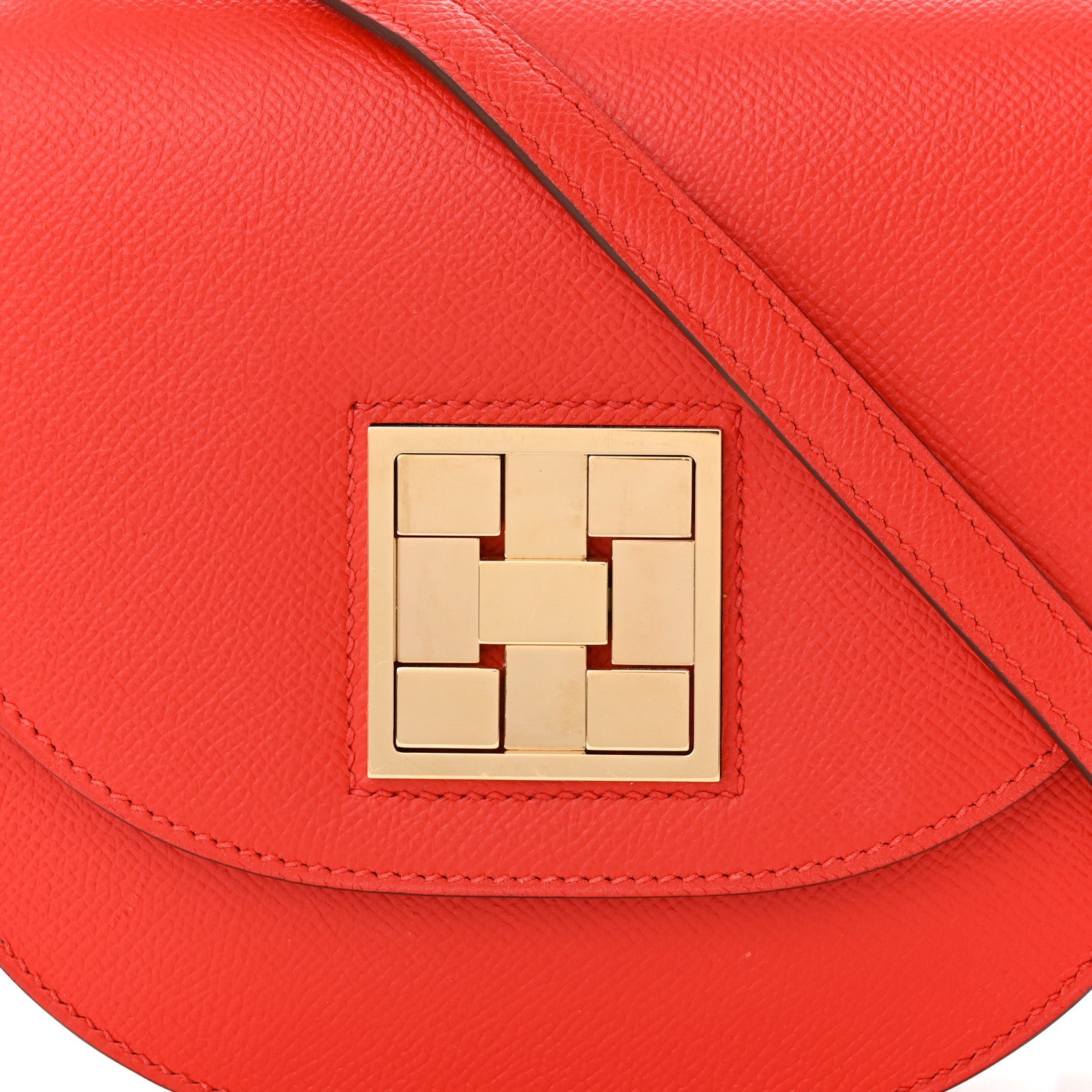 Hermes Epsom Mosaique Au 24-17 Rouge De Coeur 8 of 10