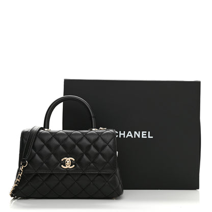 Chanel Caviar Quilted Mini Coco Handle Flap Black 11 of 11