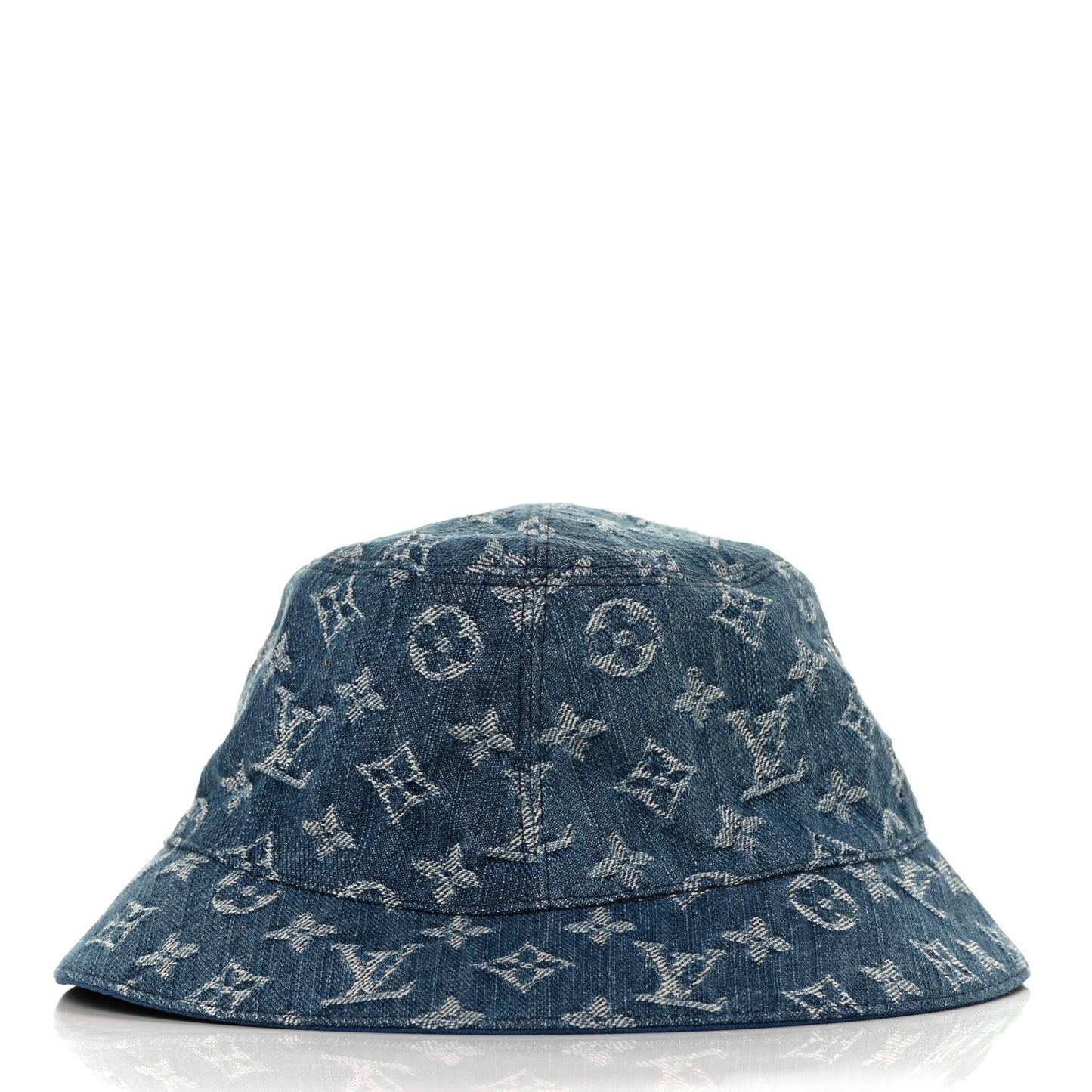 Monogram Denim Transformable Bob Bucket Hat 58 Blue
