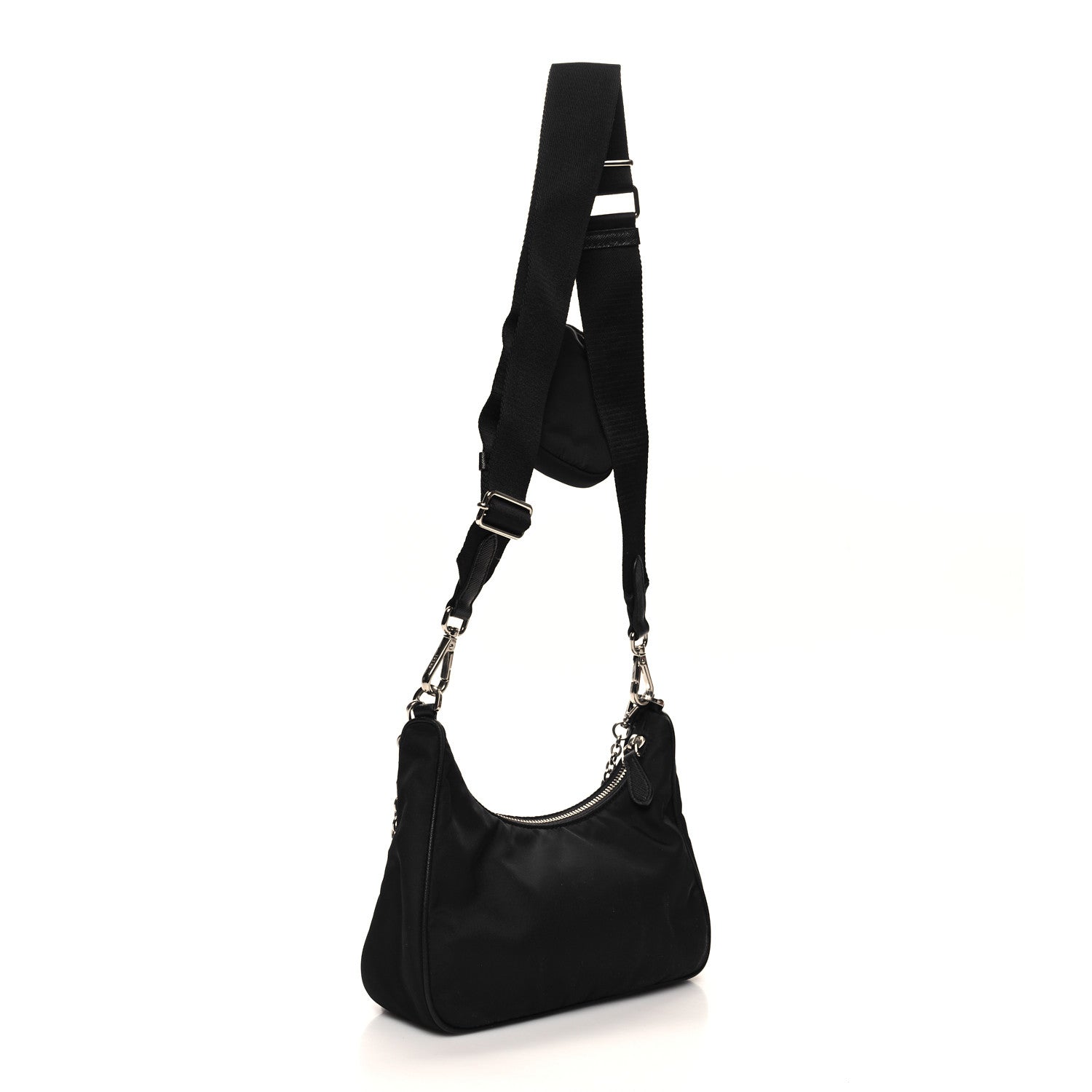 Prada Nylon Re-Edition 2005 Shoulder Bag Black 3 of 10