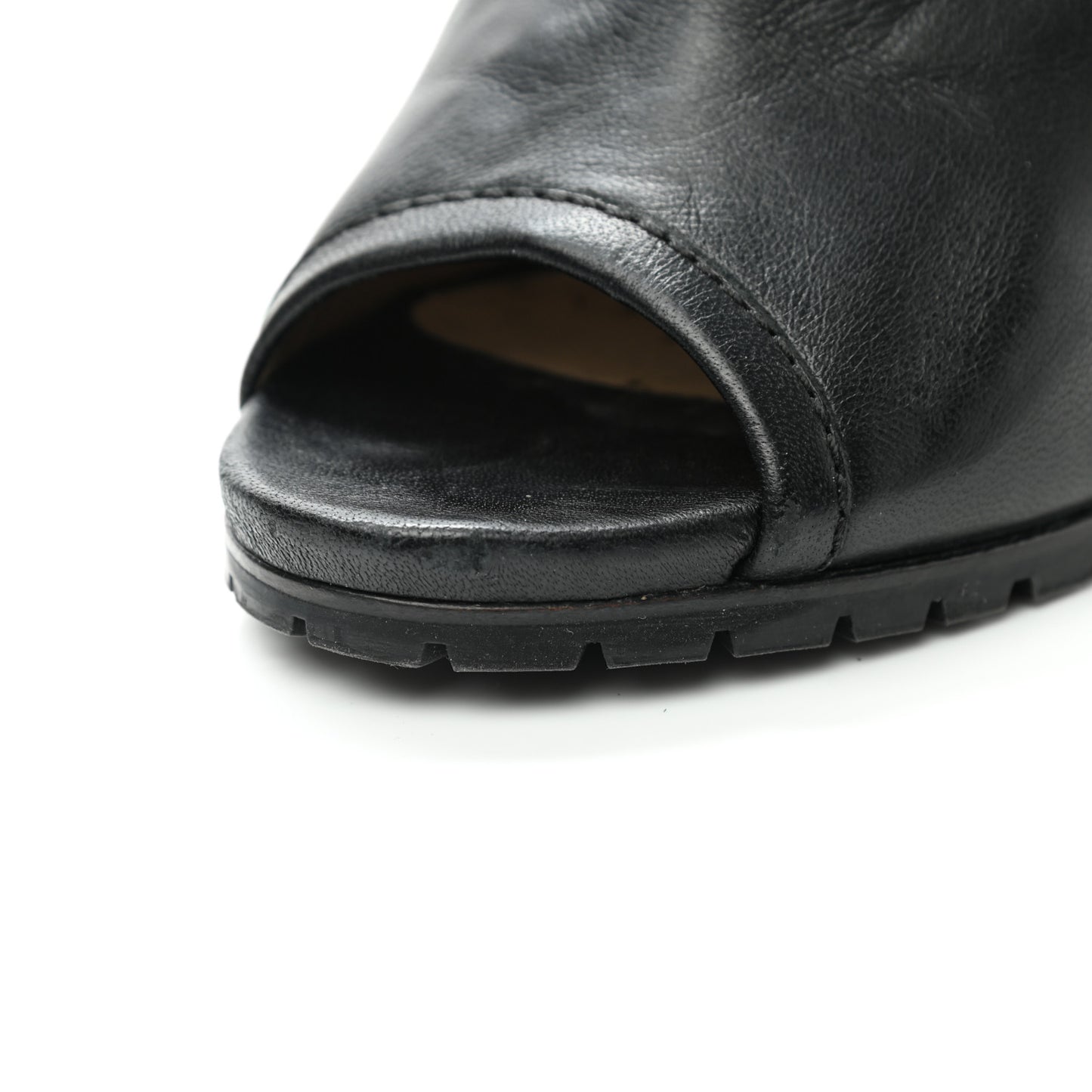 Lambskin Deja Biker Boots 39.5 Black