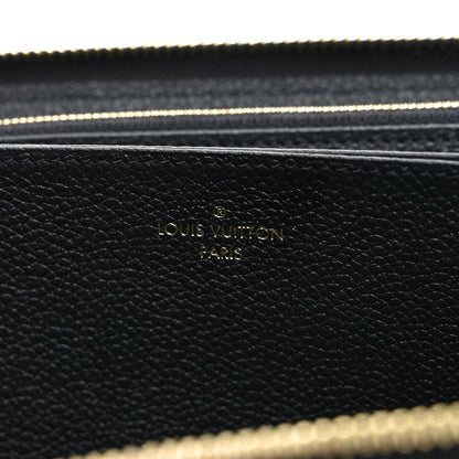 Louis Vuitton Empreinte Zippy Wallet Black 6 of 6