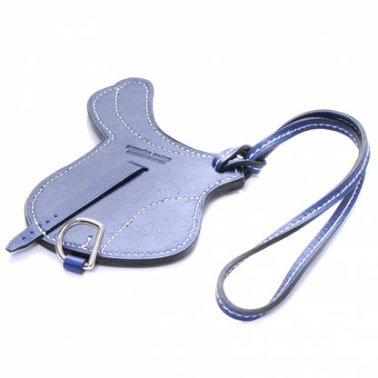 Hermes Swift Paddock Selle Horse Saddle Bag Charm Bleu Saphir 3 of 5