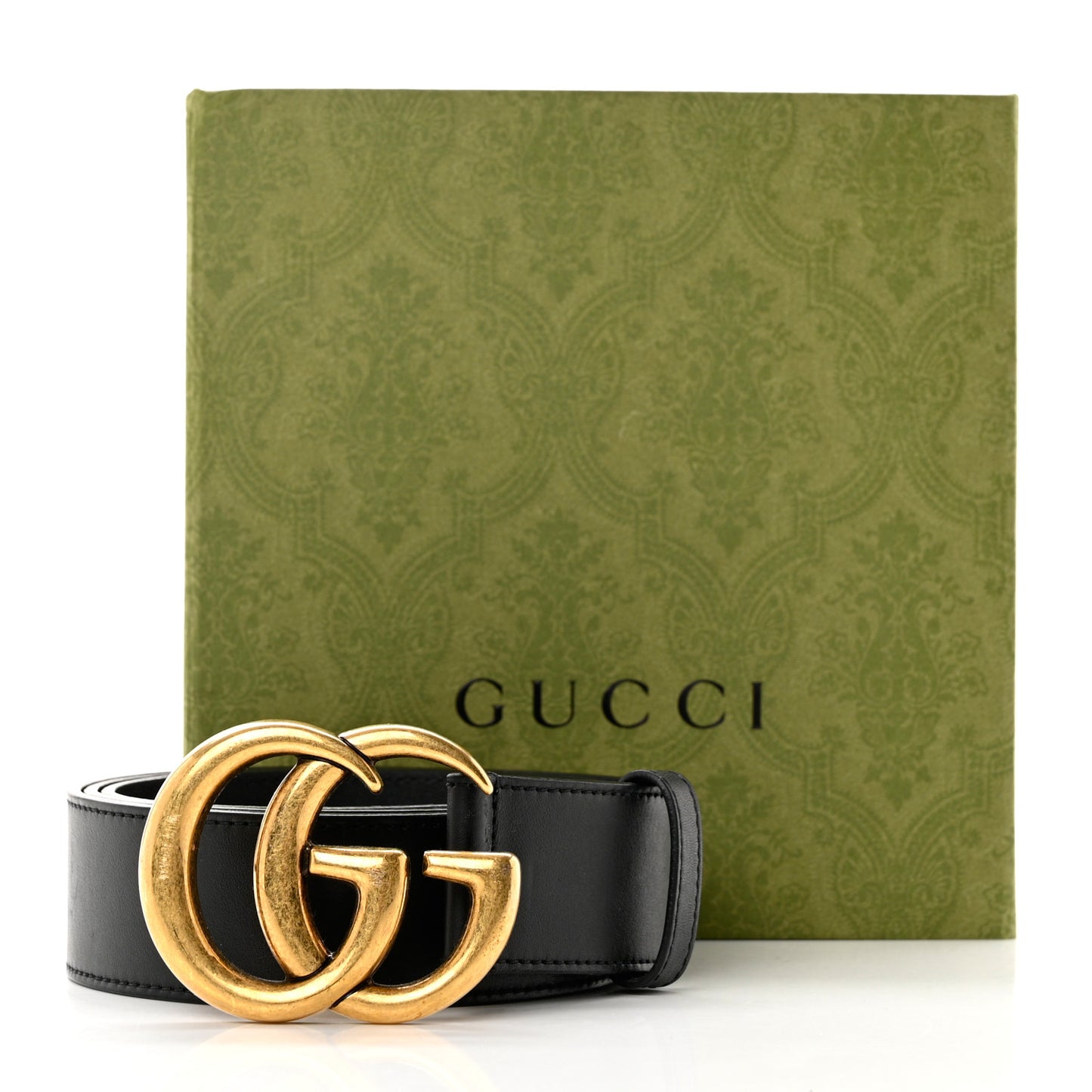 Calfskin Double G 40mm Belt 95 38 Black