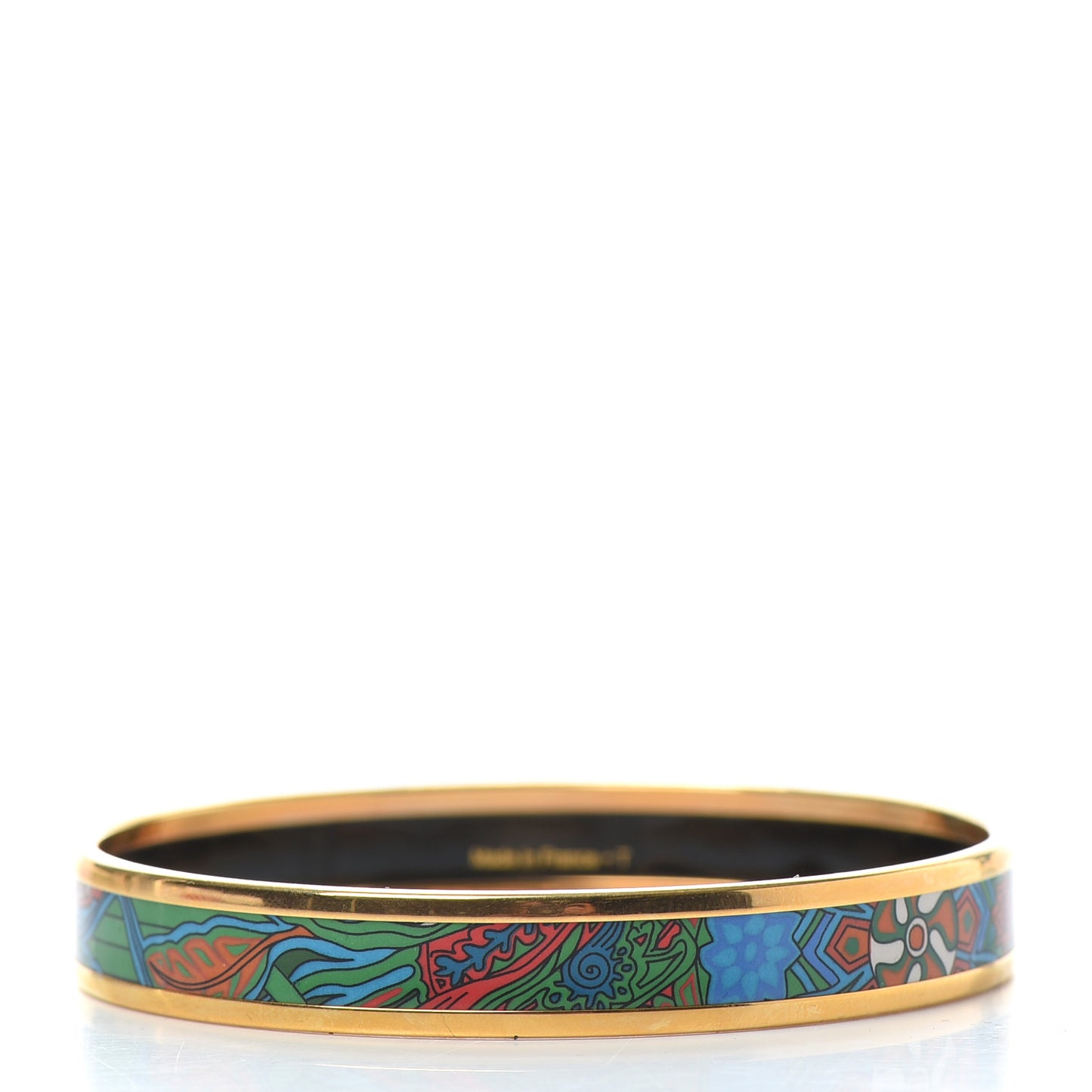 Enamel Printed Narrow L'Arbre Du Vent Bracelet 62 Folk