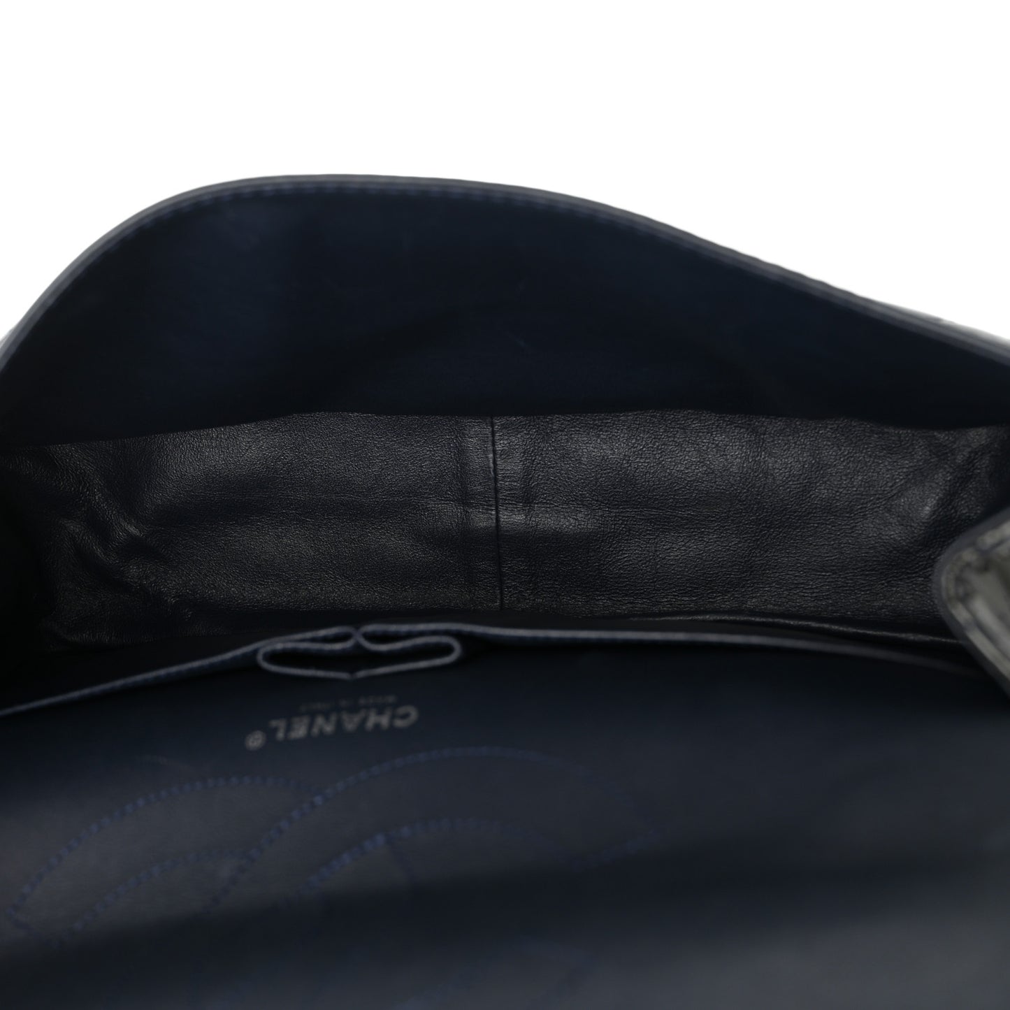Patent Quilted 2.55 Reissue 227 Flap Navy