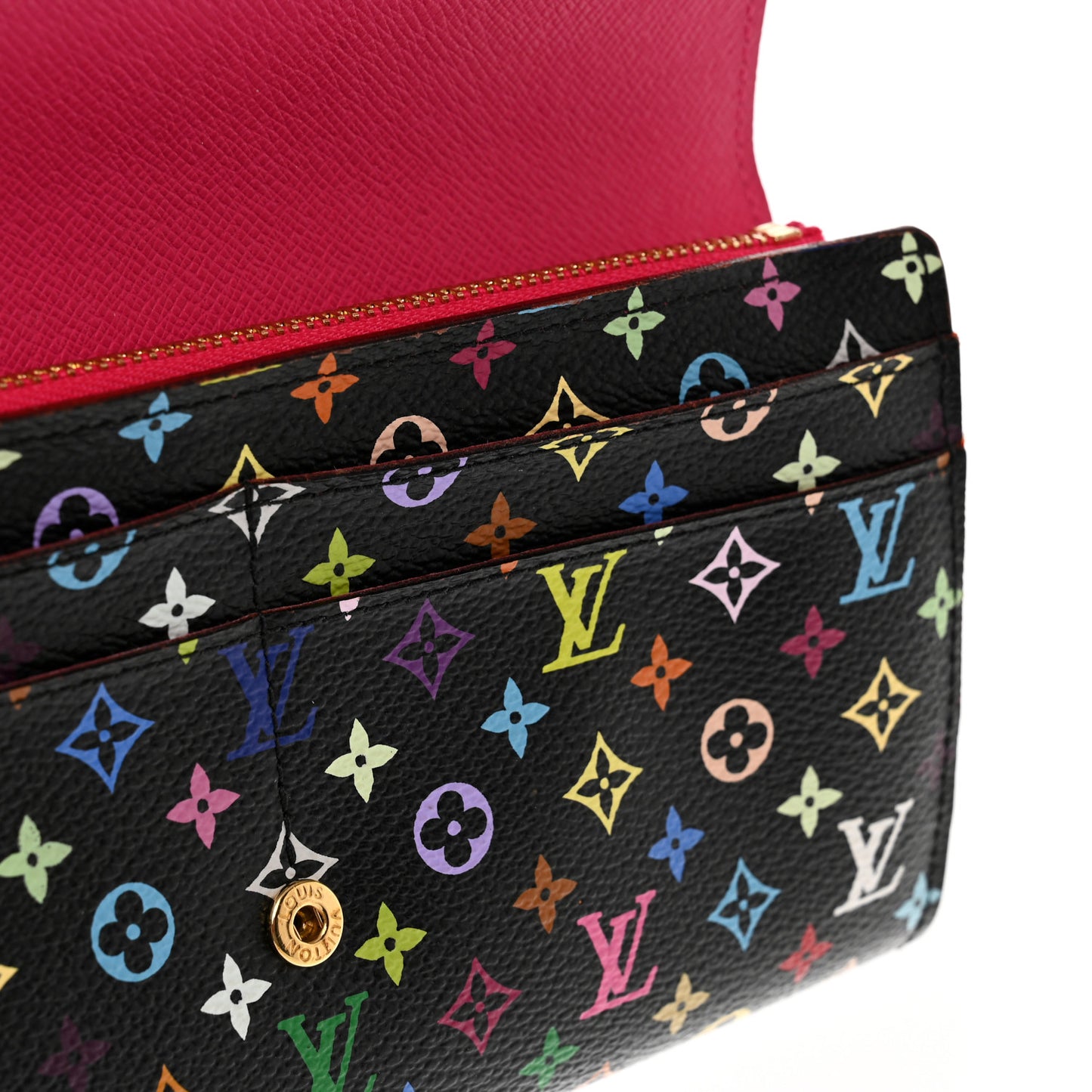 Monogram Multicolor Sarah Wallet NM Black Grenade