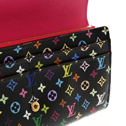 Louis Vuitton Monogram Multicolor Sarah Wallet NM Black Grenade 13 of 13