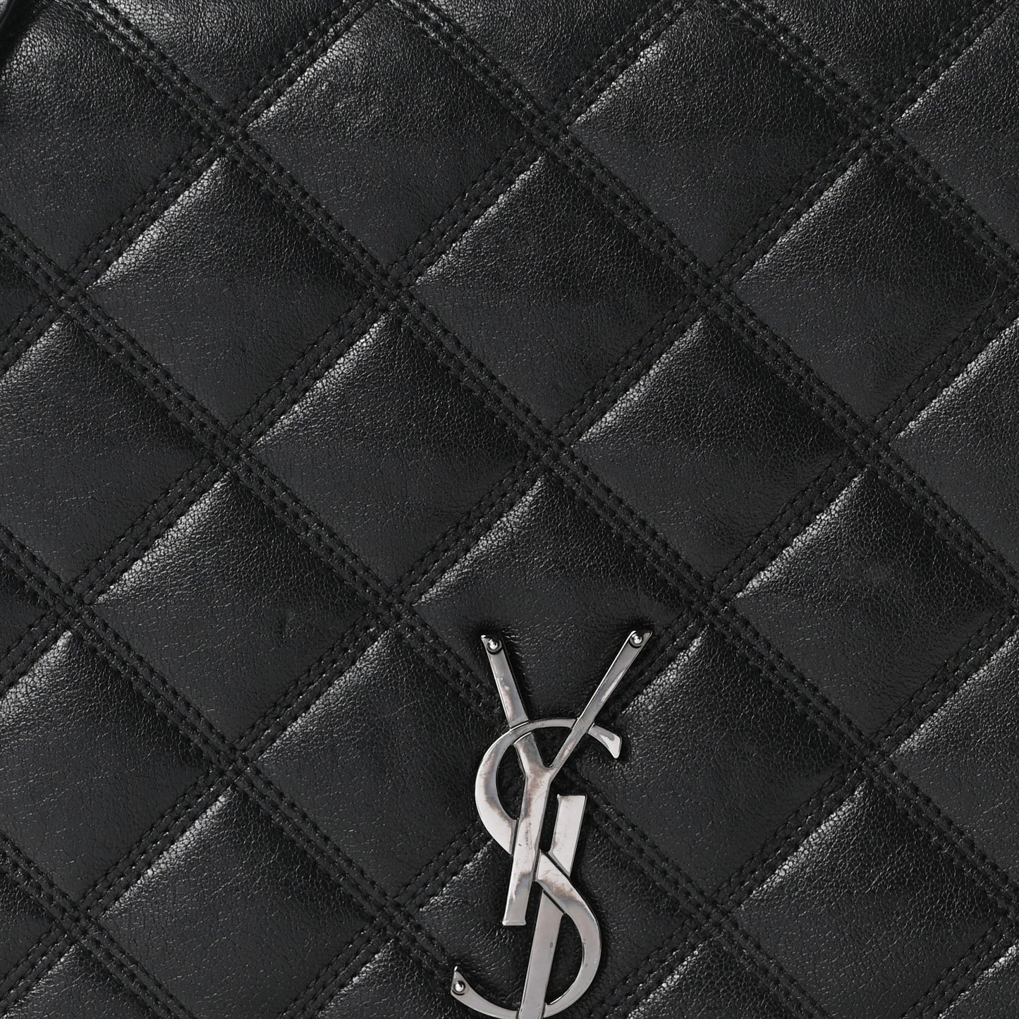 Lambskin Quilted Mini Becky Chain Bag Black