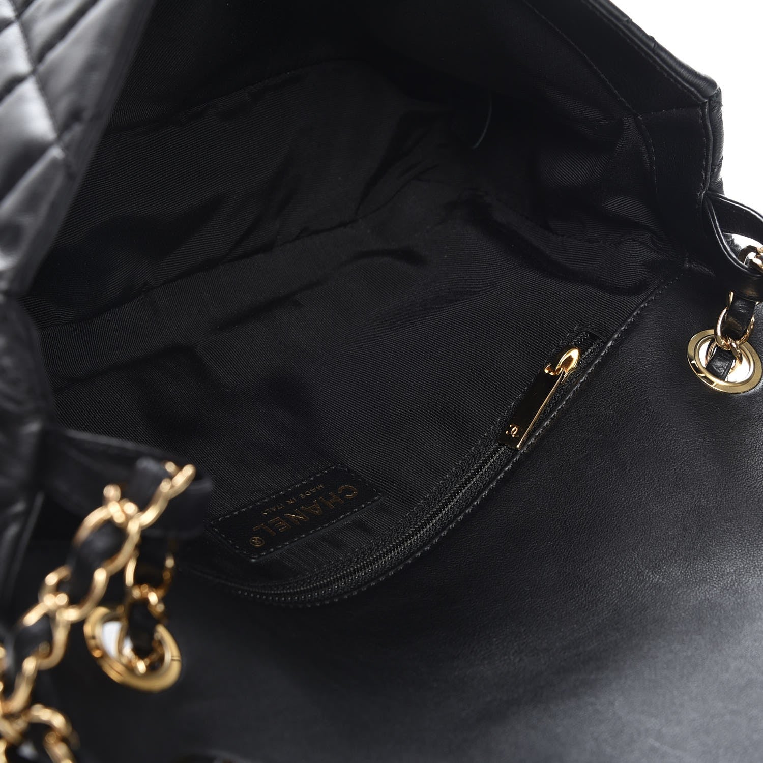 Chanel Calfskin Quilted Medium Chain Me Flap Black 5 of 8