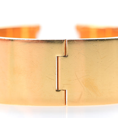 Hermes Enamel Wide Clic Clac H Bracelet PM Orange 4 of 6