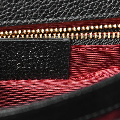 Gucci Grainy Calfskin Small Zumi Shoulder Bag Black 7 of 10