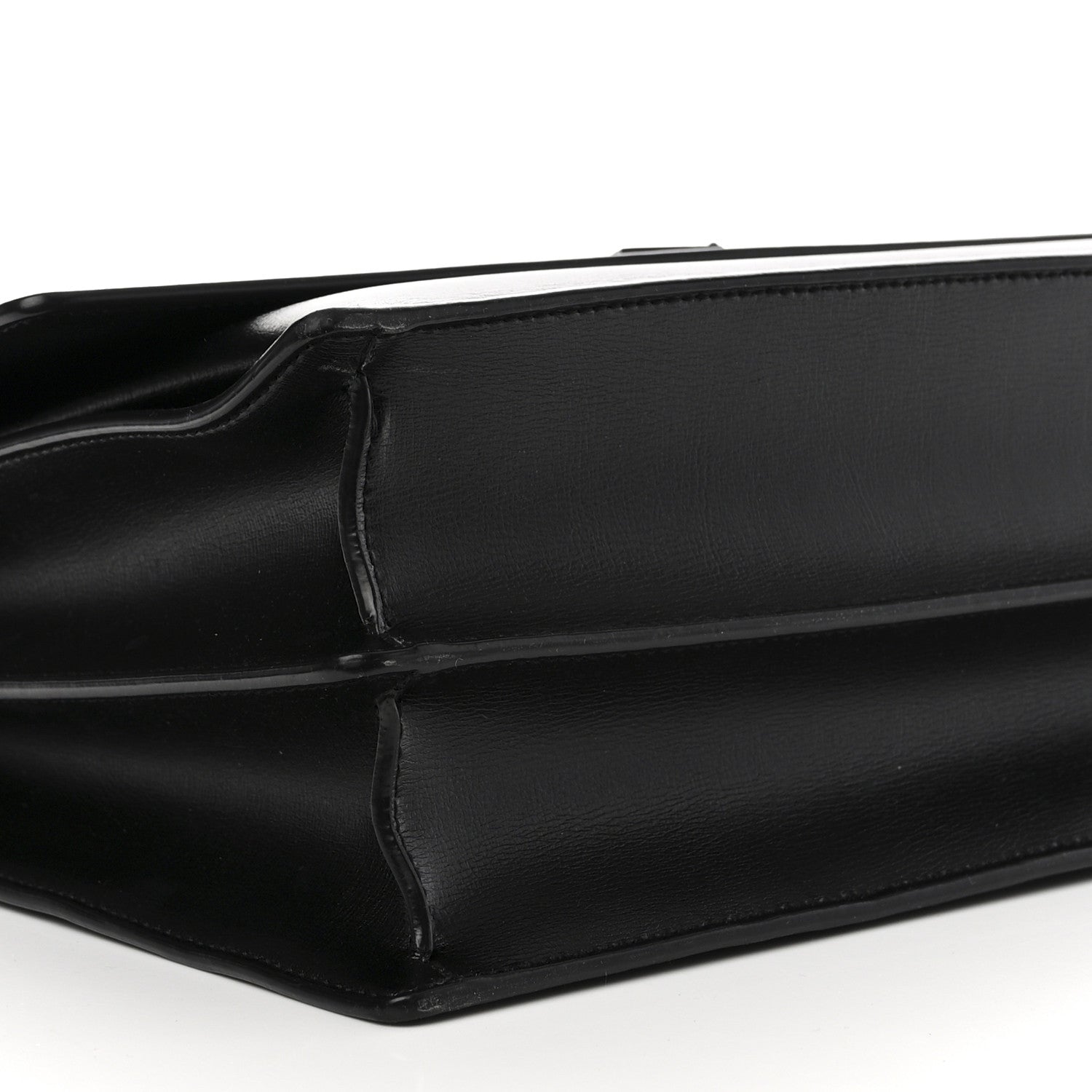 Saint Laurent Calfskin Large Monogram Monochrome Sunset Black 11 of 13